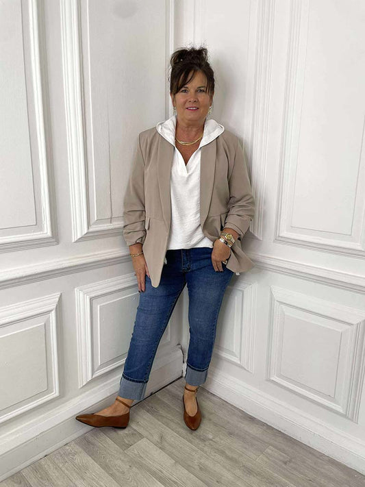 Turn Up Jeans - Classic Blue