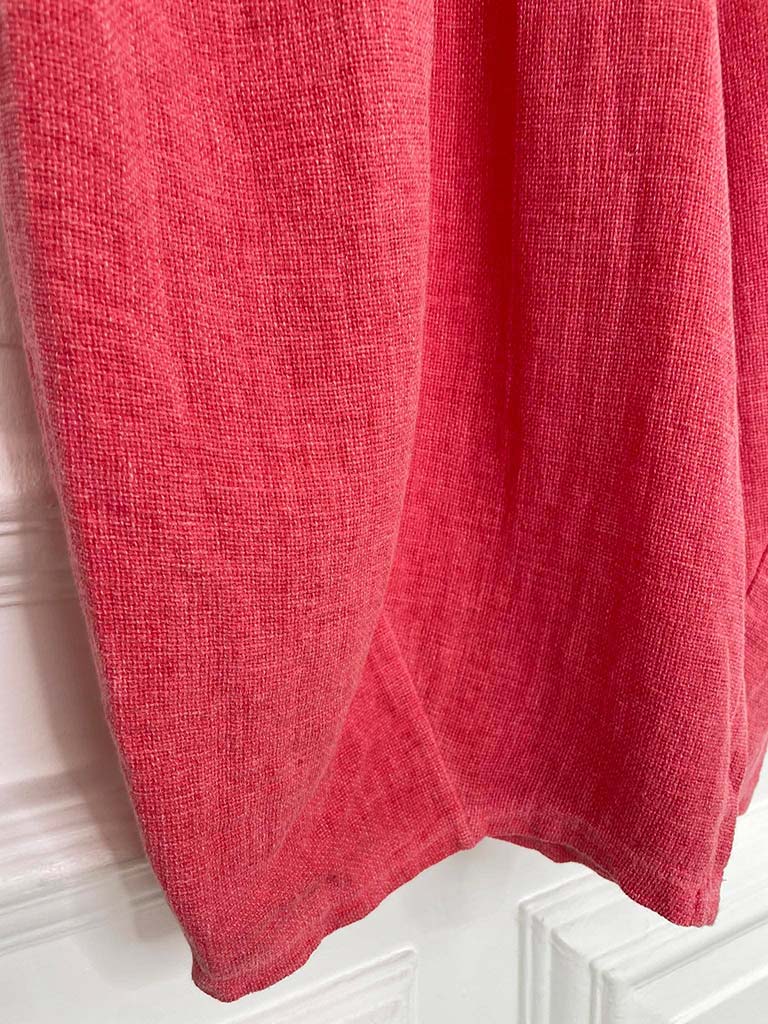Hopsack Cocoon Trousers - Lipstick