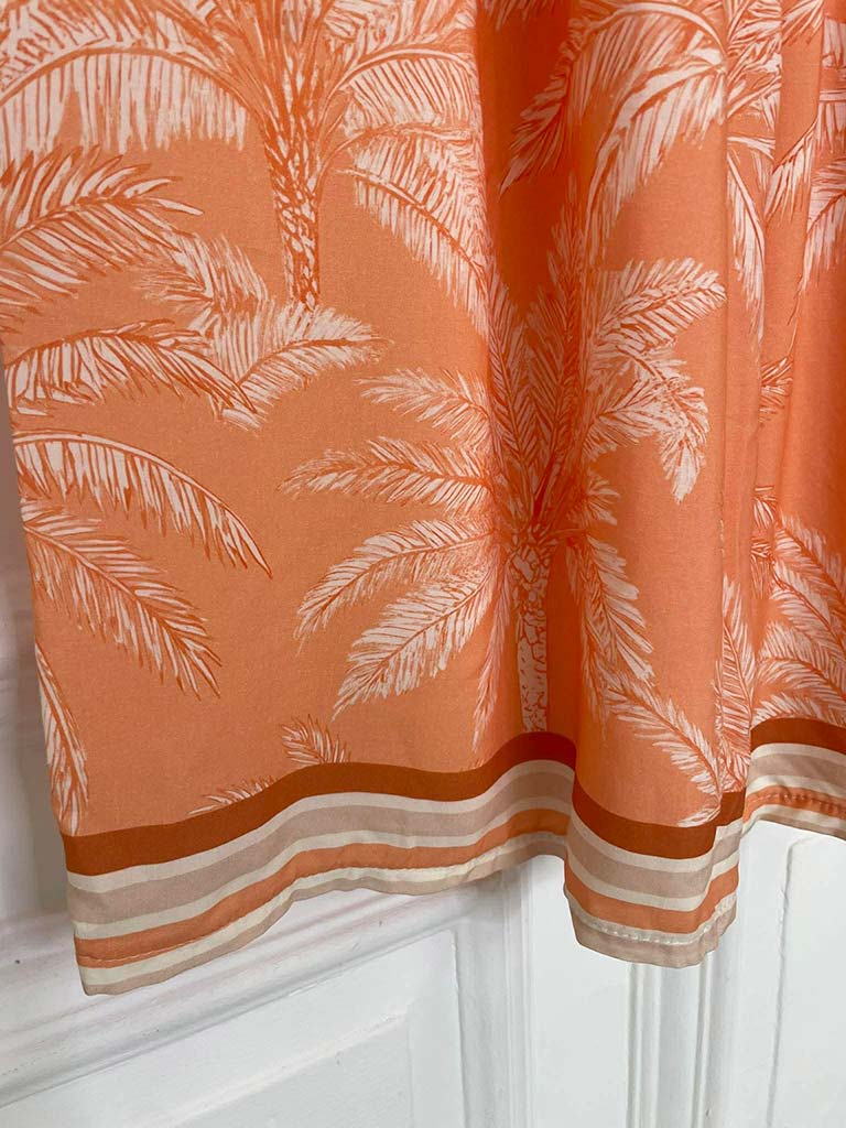 Palm Print Palazzos - Orange