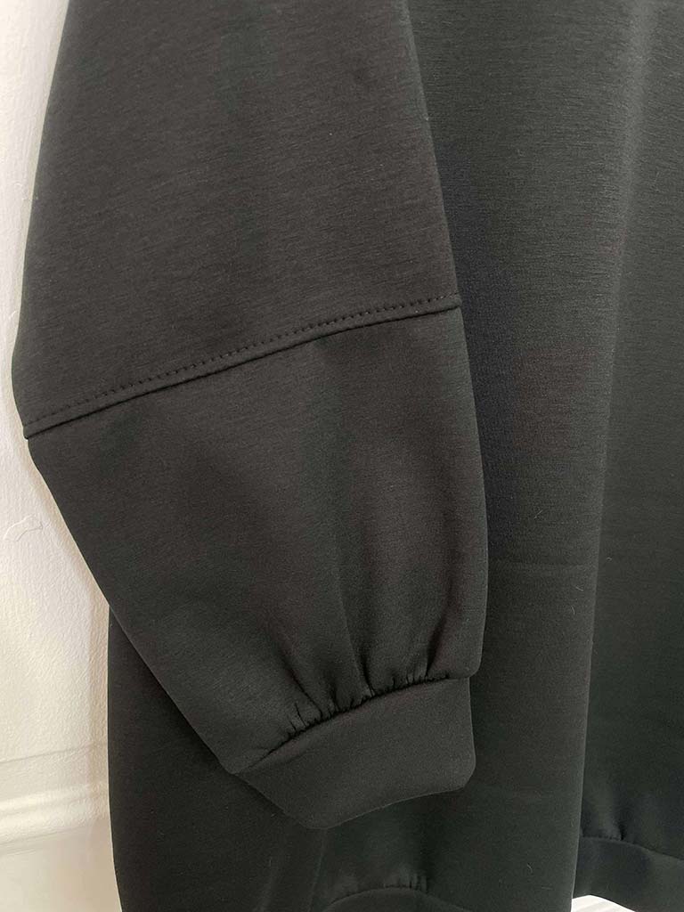 Oversized Scuba Hoodie - Black