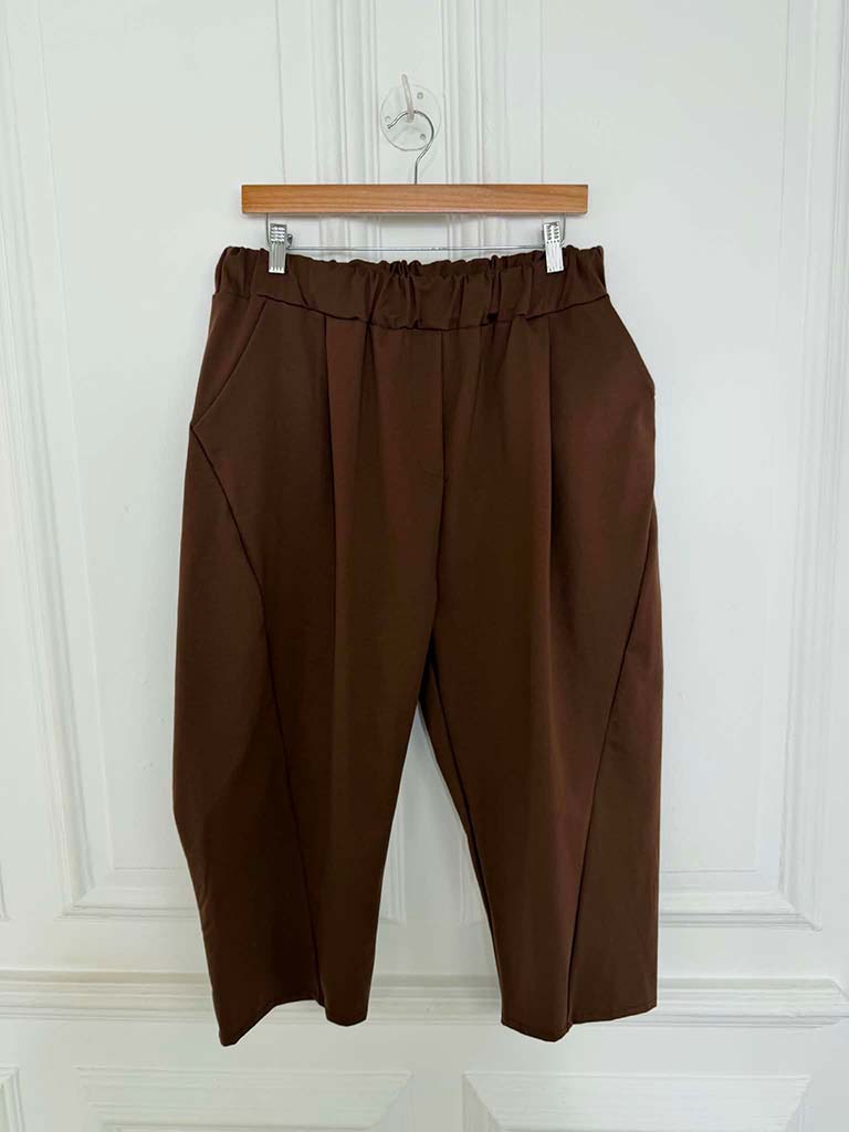 Cocoon Scuba Trousers - Chocolate