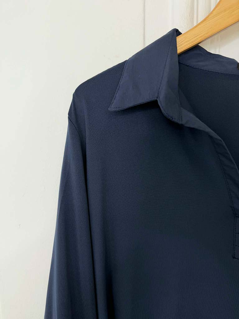 Basic Layering Shirt - Navy