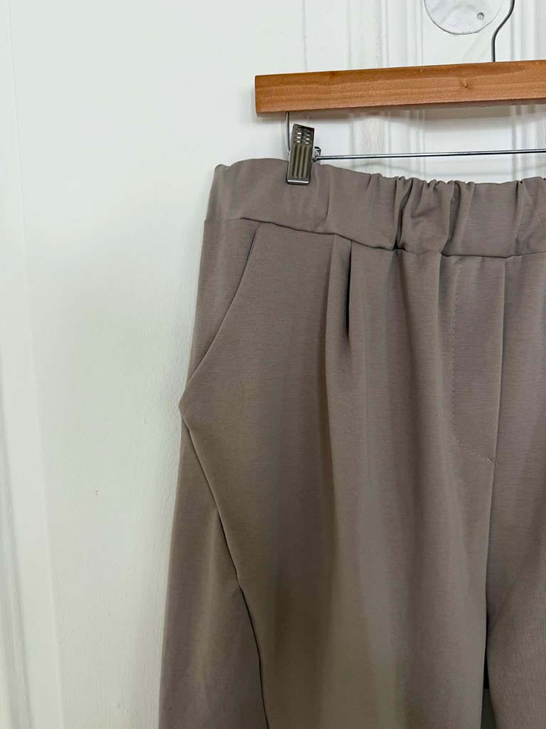 Cocoon Scuba Trousers - Latte
