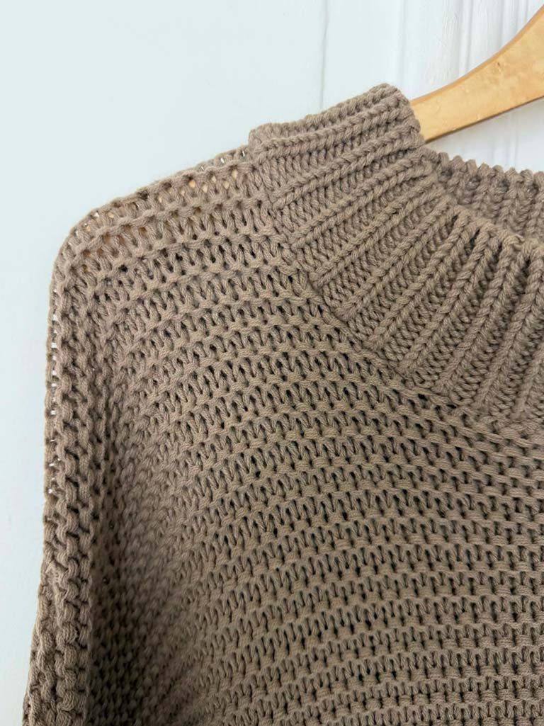 Fisherman Knit - Coffee