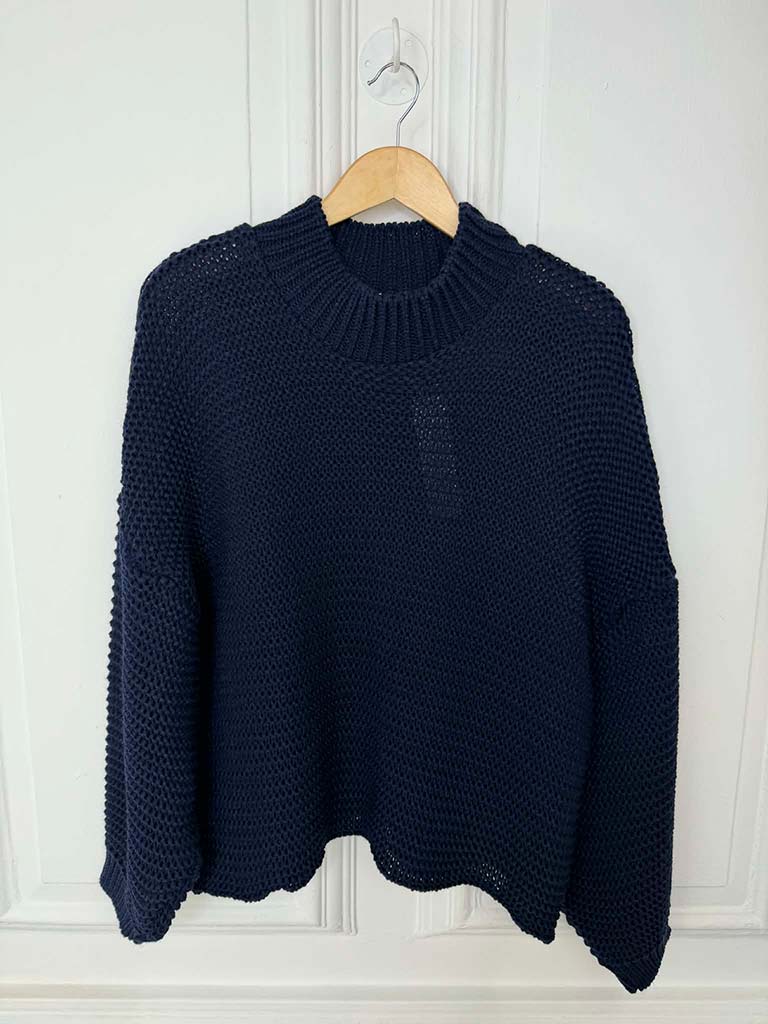 Fisherman Knit - Navy