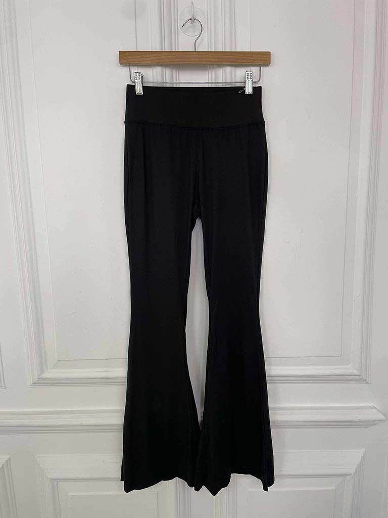 Flared Leggings - Black