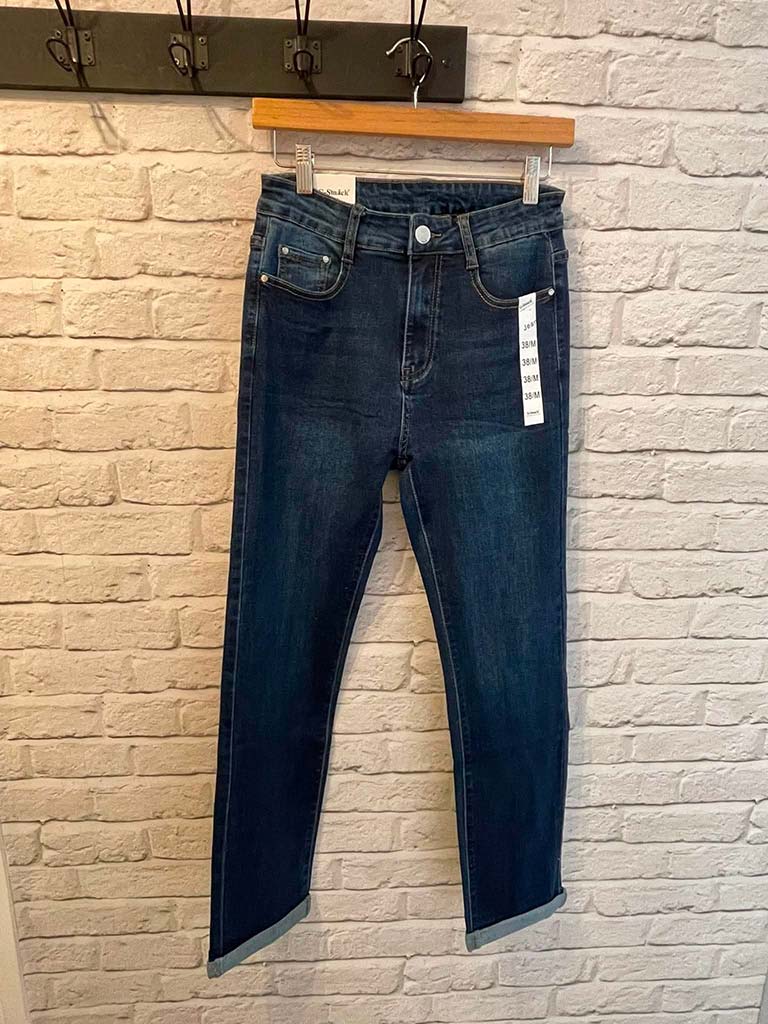 G-Smack Straight Leg Jeans - Deep Blue