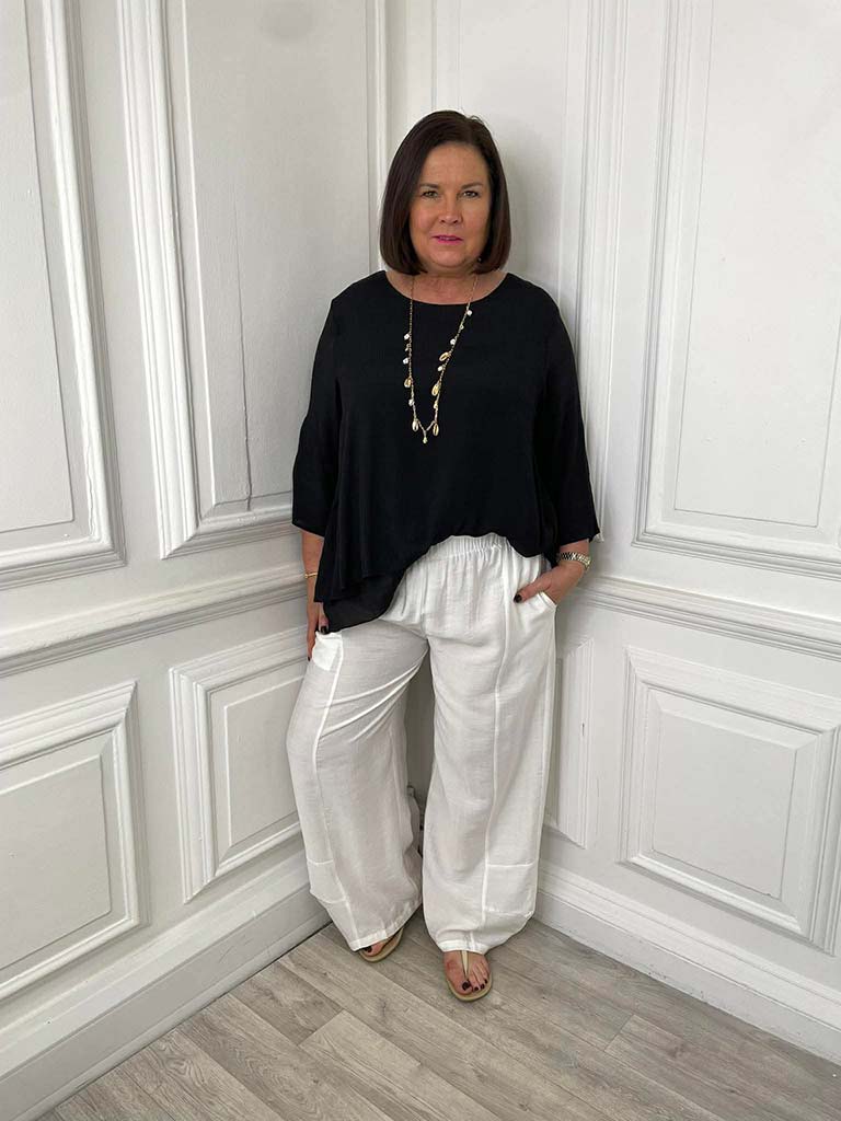 Leggara Layered Top - Black