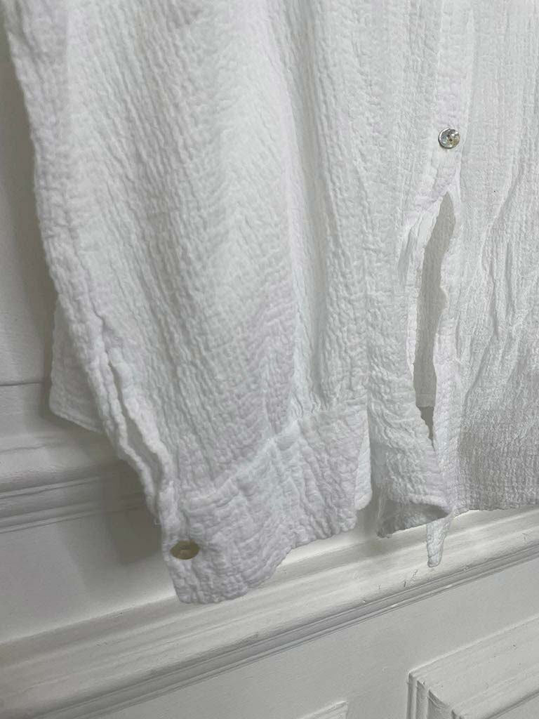 Seersucker Shirt - White