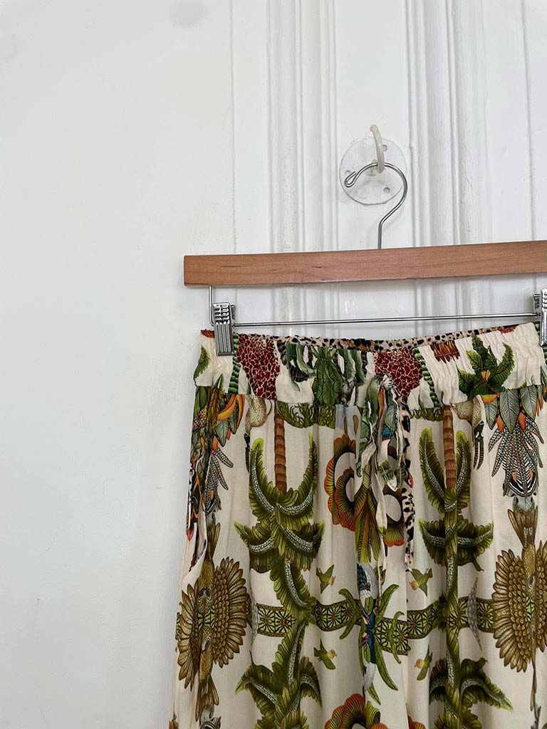 Jungle Scene Palazzos - Stone