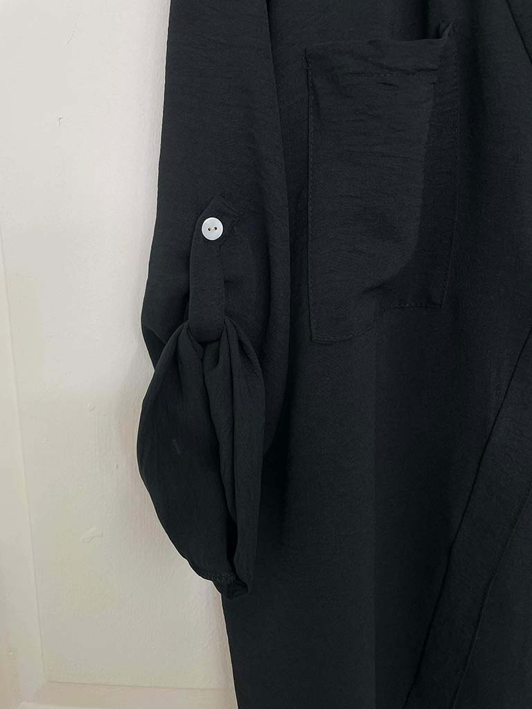 Double Pocket Artist Shirt - Black