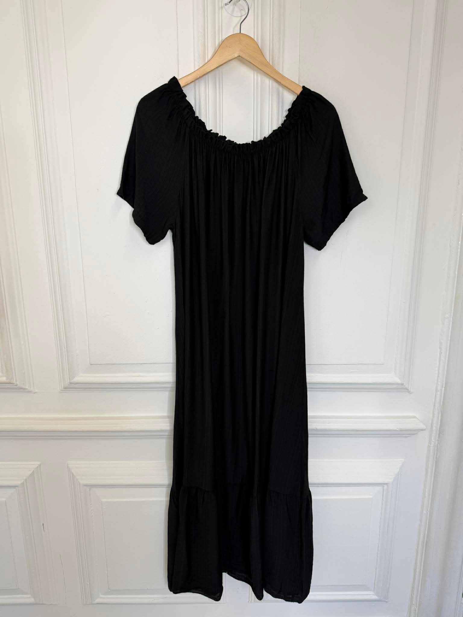 Bardot Maxi Dress - Black