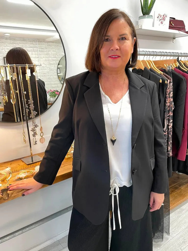 Malissa J Classic Blazer - Black