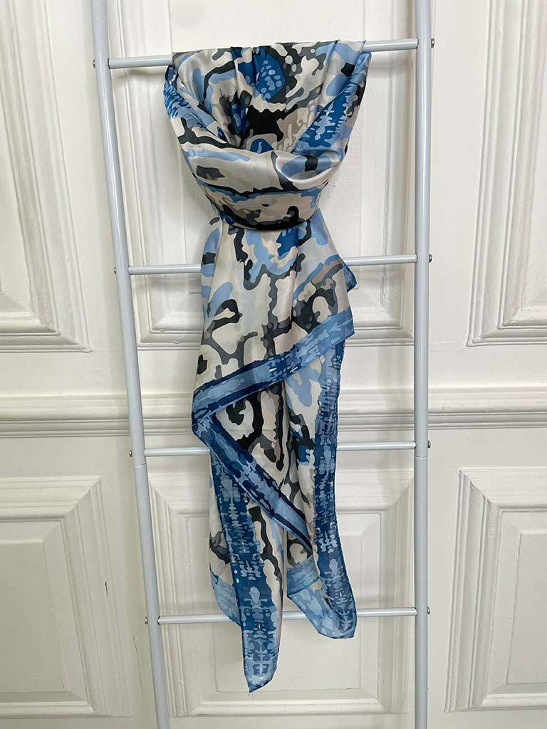 Malissa J Kaleidoscope Scarf - Blue