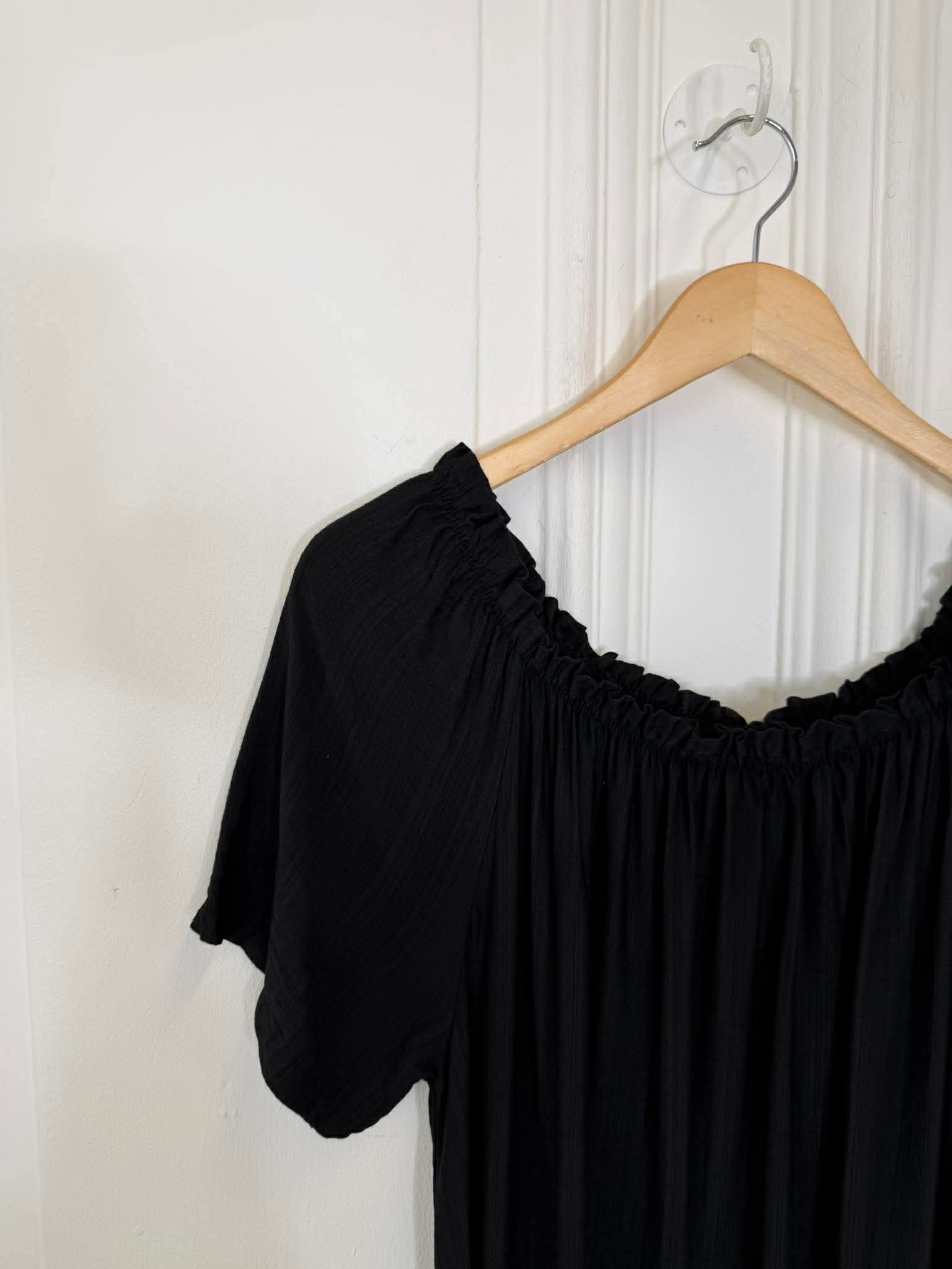 Bardot Maxi Dress - Black