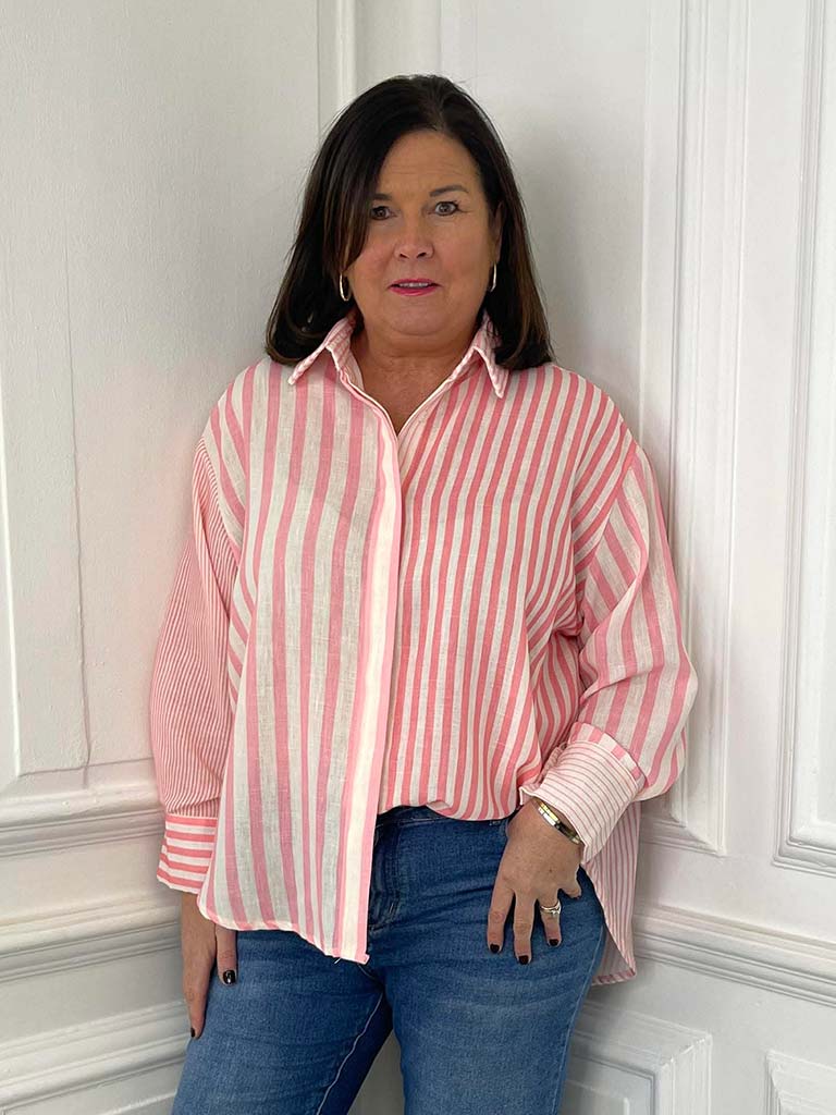 Candy Stripe Shirt - Candyfloss