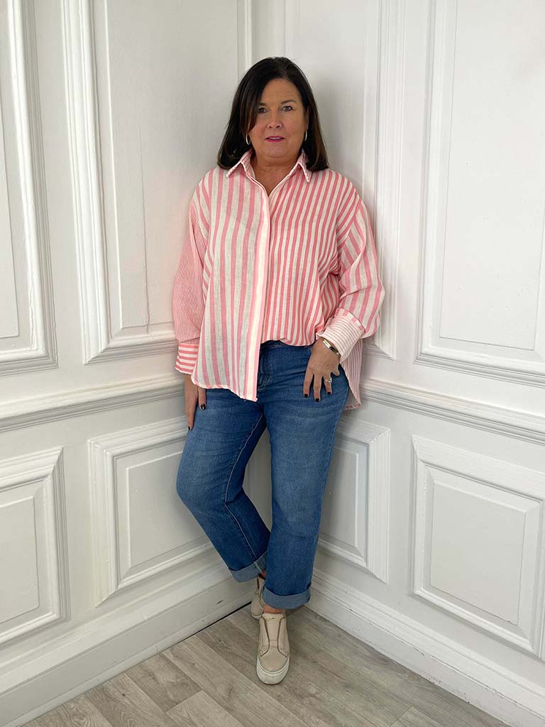 Candy Stripe Shirt - Candyfloss