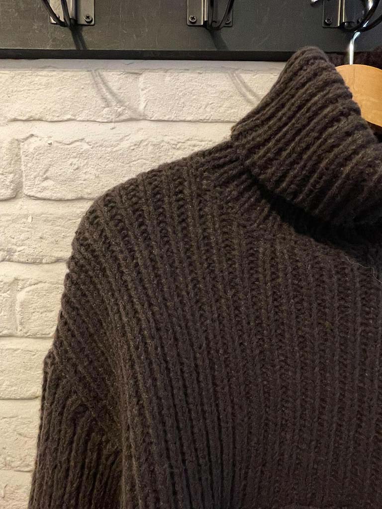 Malissa J Polo Loop Knit - Chocolate