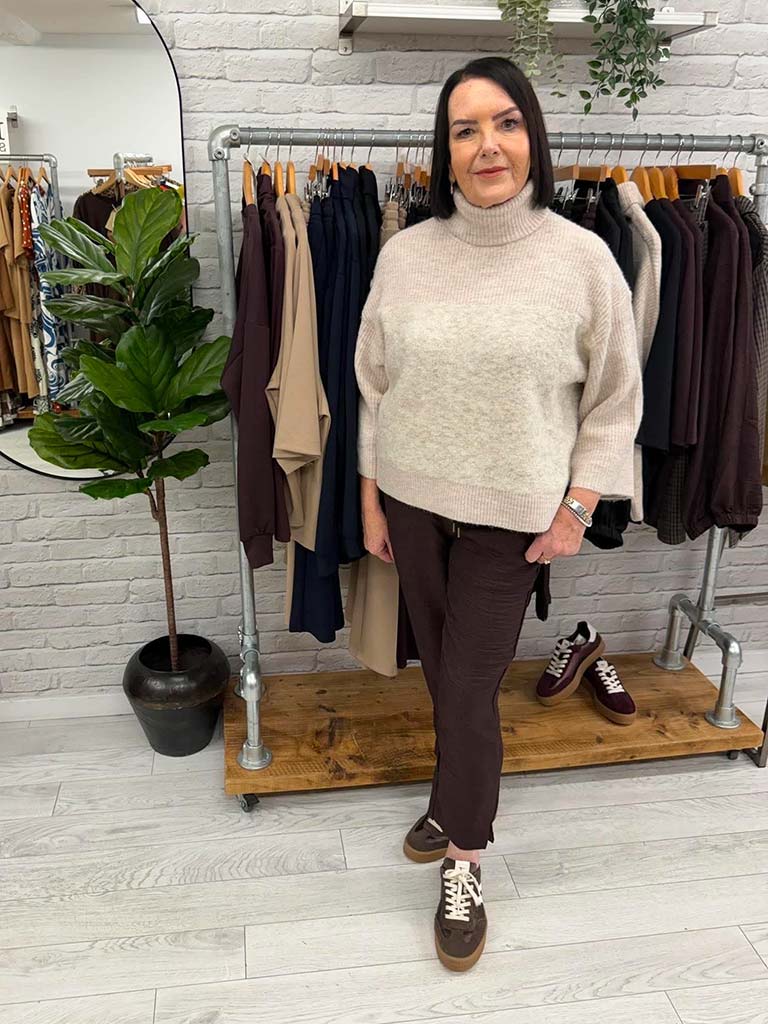 Soya Concept Venche Polo Knit - Ecru