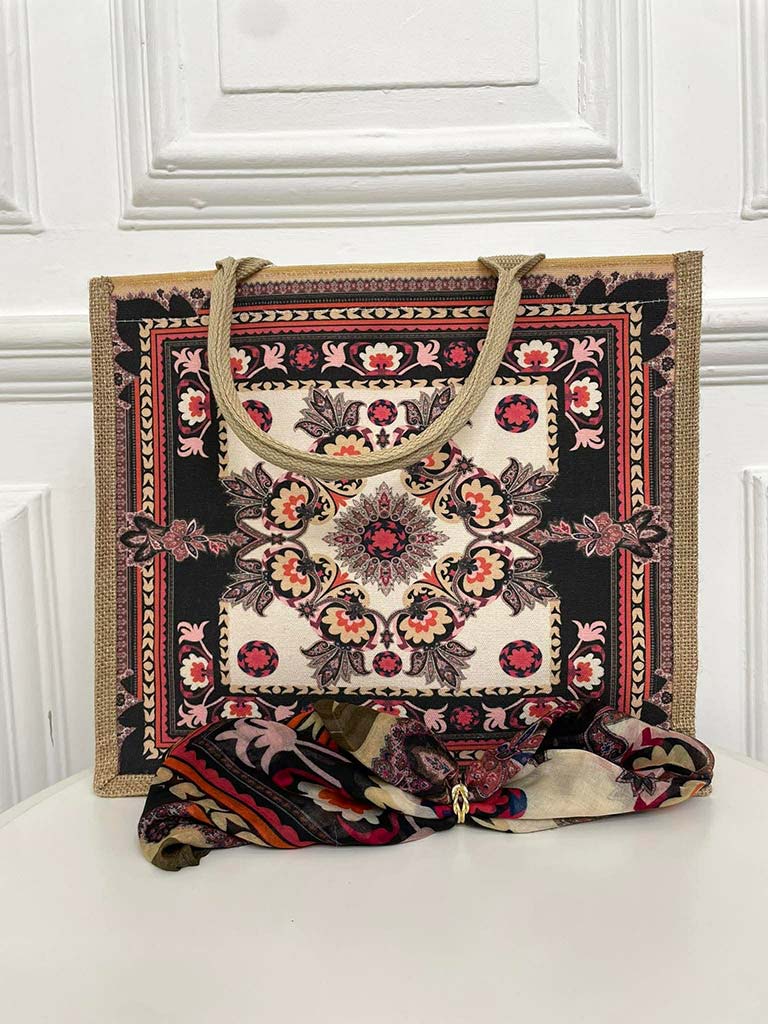 Malissa J Bag, Neckerchief & Scarf Set - Tile