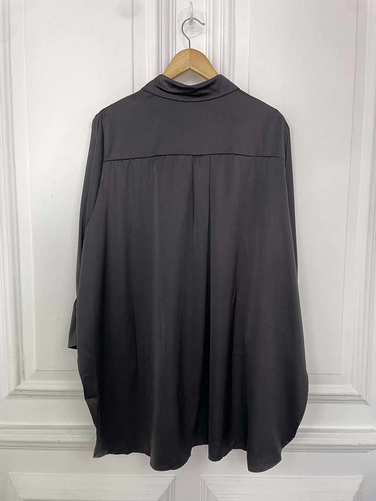 Lusso Silk Feel Shirt - Black
