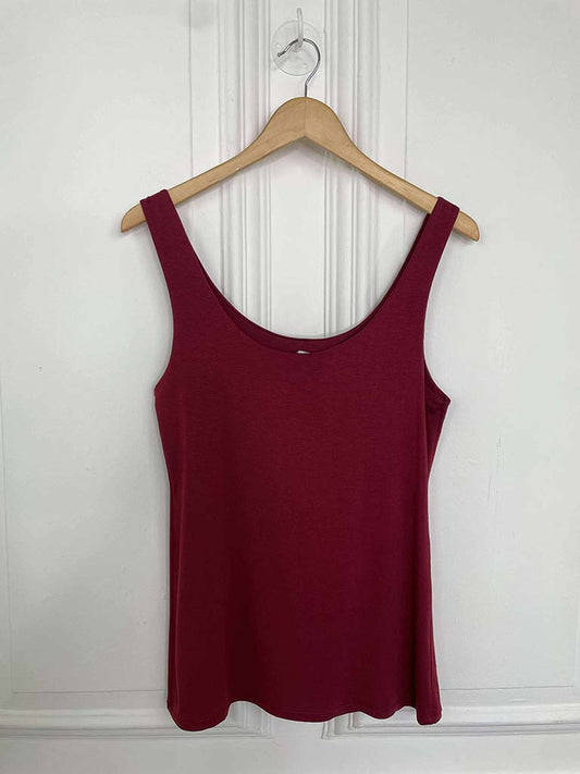 Supersoft Jersey Vest - Merlot