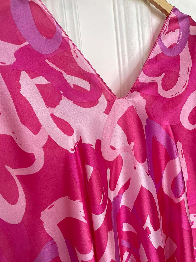 Malissa J Heart Kaftan - Pink