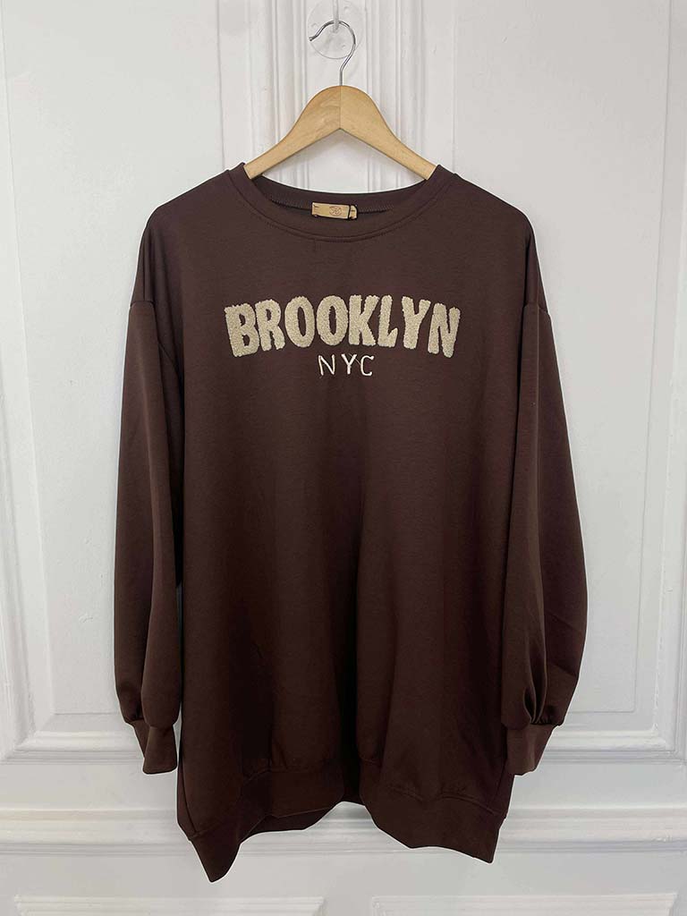 Brooklyn Sweatshirt - Chocolate