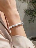 Envy Bead & Bar Bracelet - Silver
