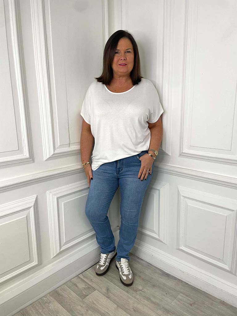 G-Smack Slim Leg Jeans - Pale Blue