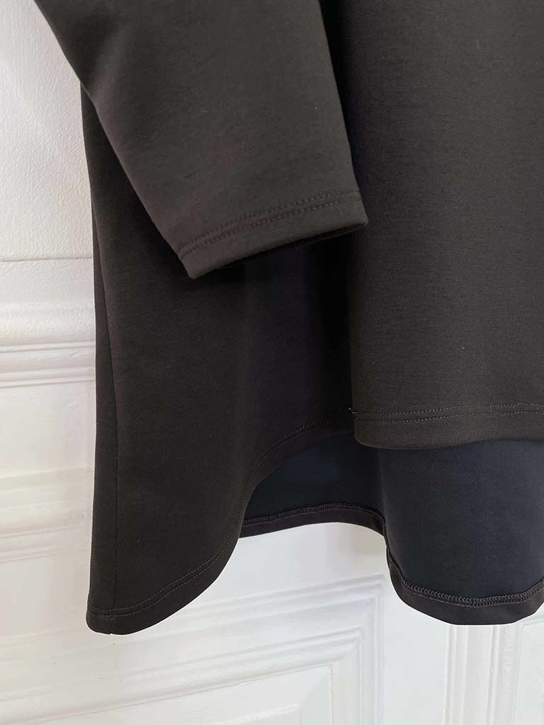 Supersoft Jersey Hoodie - Dark Chocolate