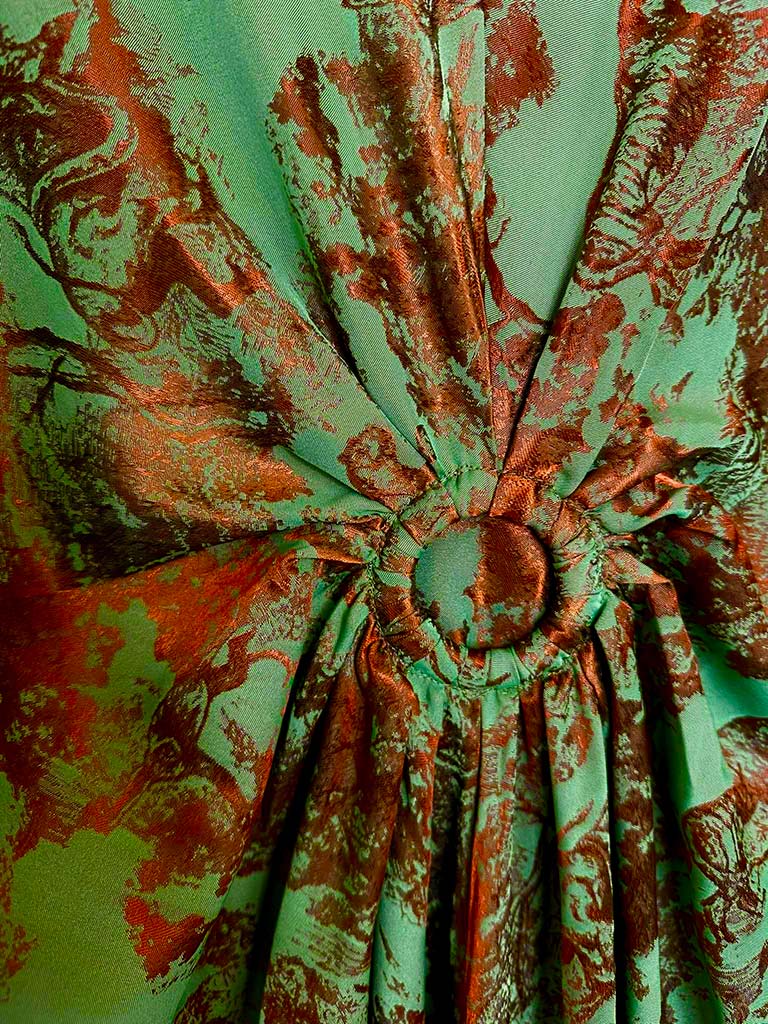 Jungle Print Kite Dress - Jade