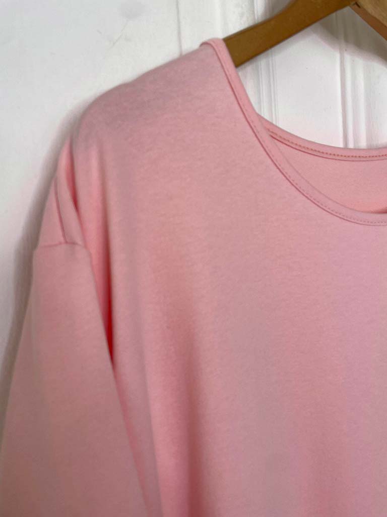 Drop Peplum Hem Dress - Petal