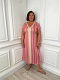 Zigzag Maxi Dress - Romance