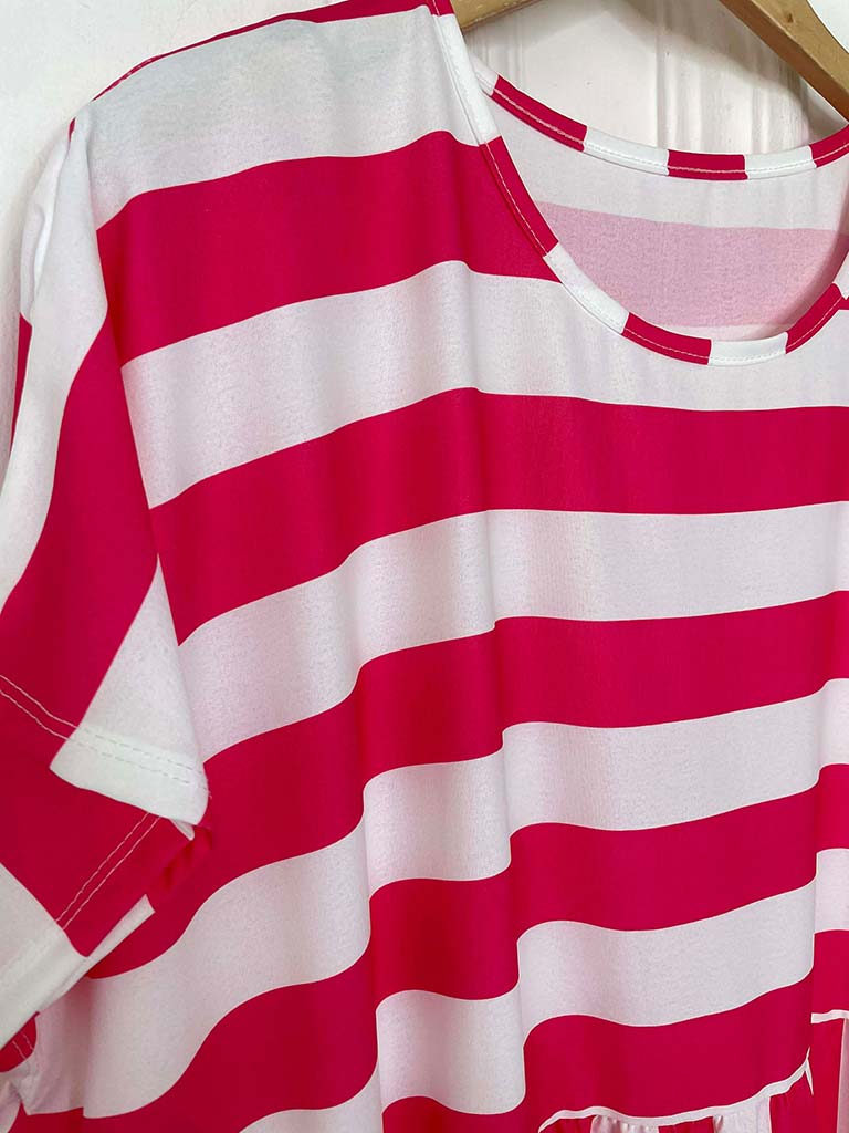 Candy Stripe Maxi Dress