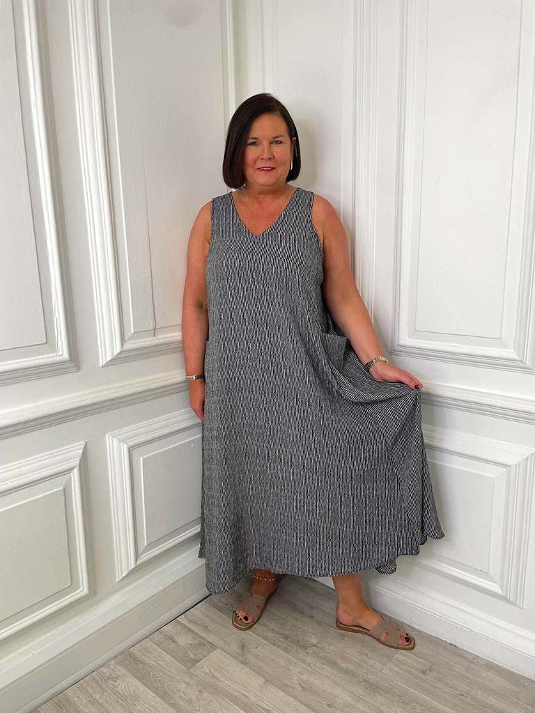 Malissa J Stripe Maxi Dress