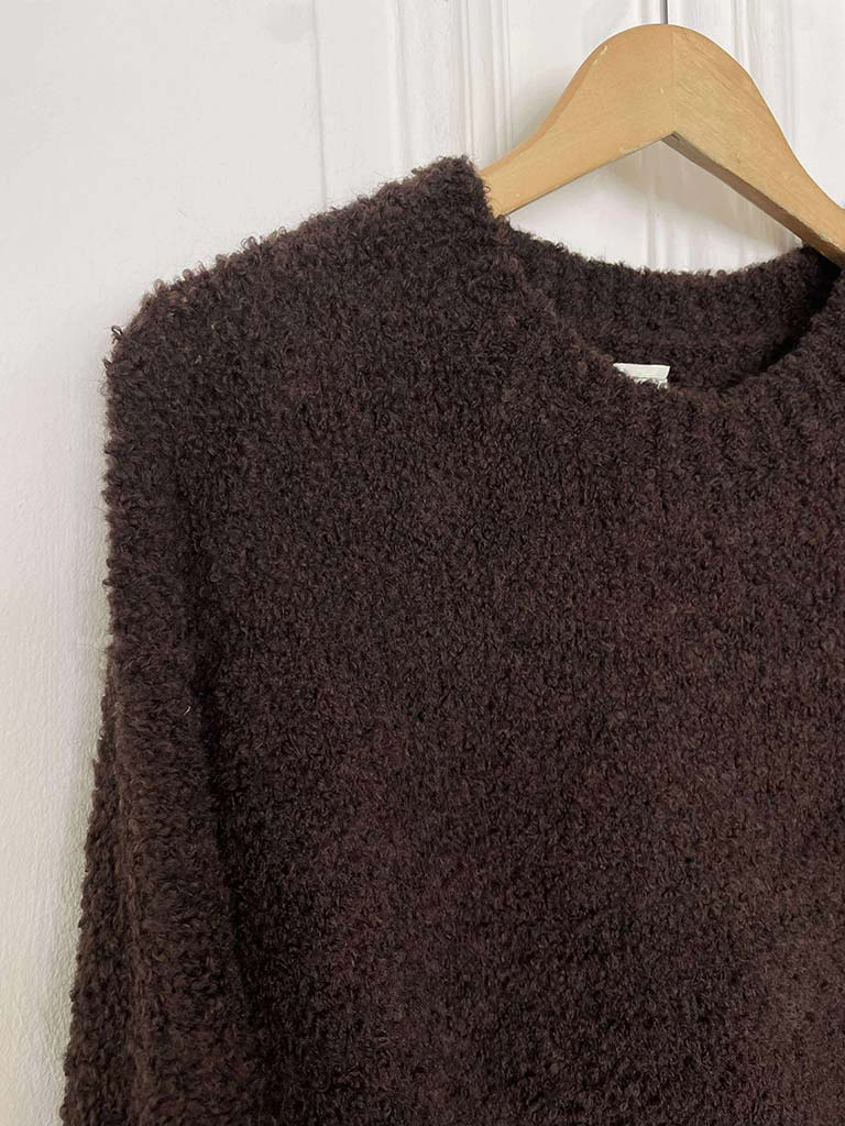 Oversized Teddy Knit - Chocolate