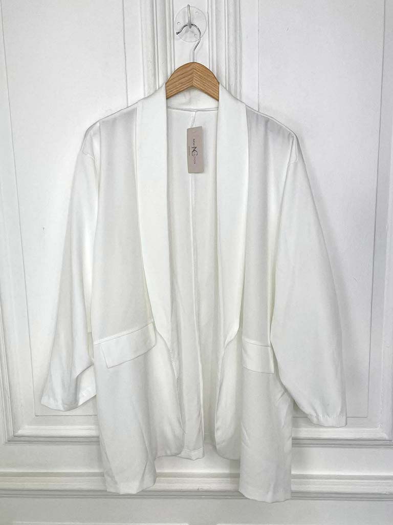 Relaxed Blazer - White