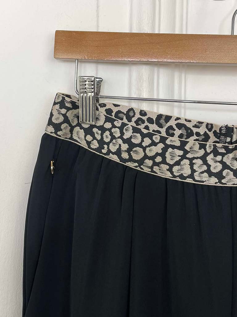 Malissa J Wide Leg Trousers - Black