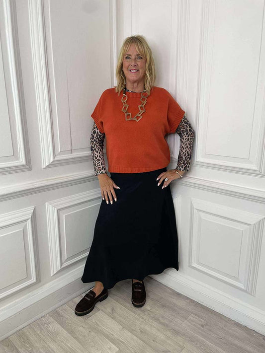 Tank Knit - Burnt Orange