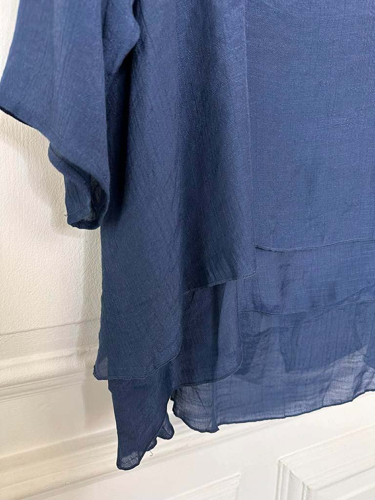 Leggara Layered Top - Navy