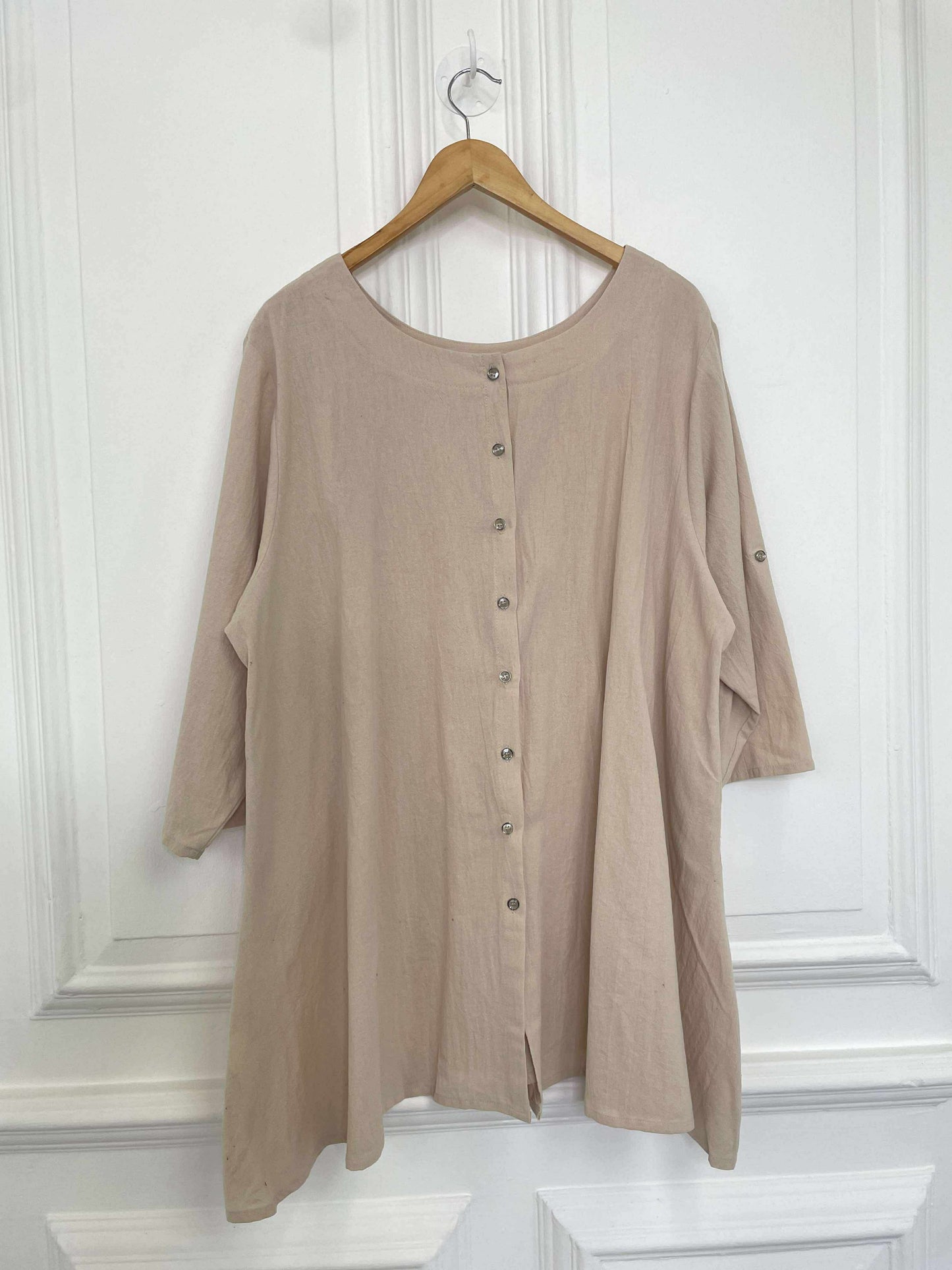 Cotton Swing Tunic - Stone