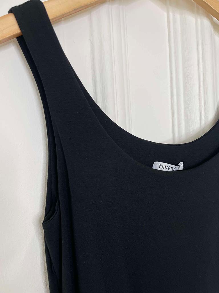 Supersoft Jersey Vest - Black