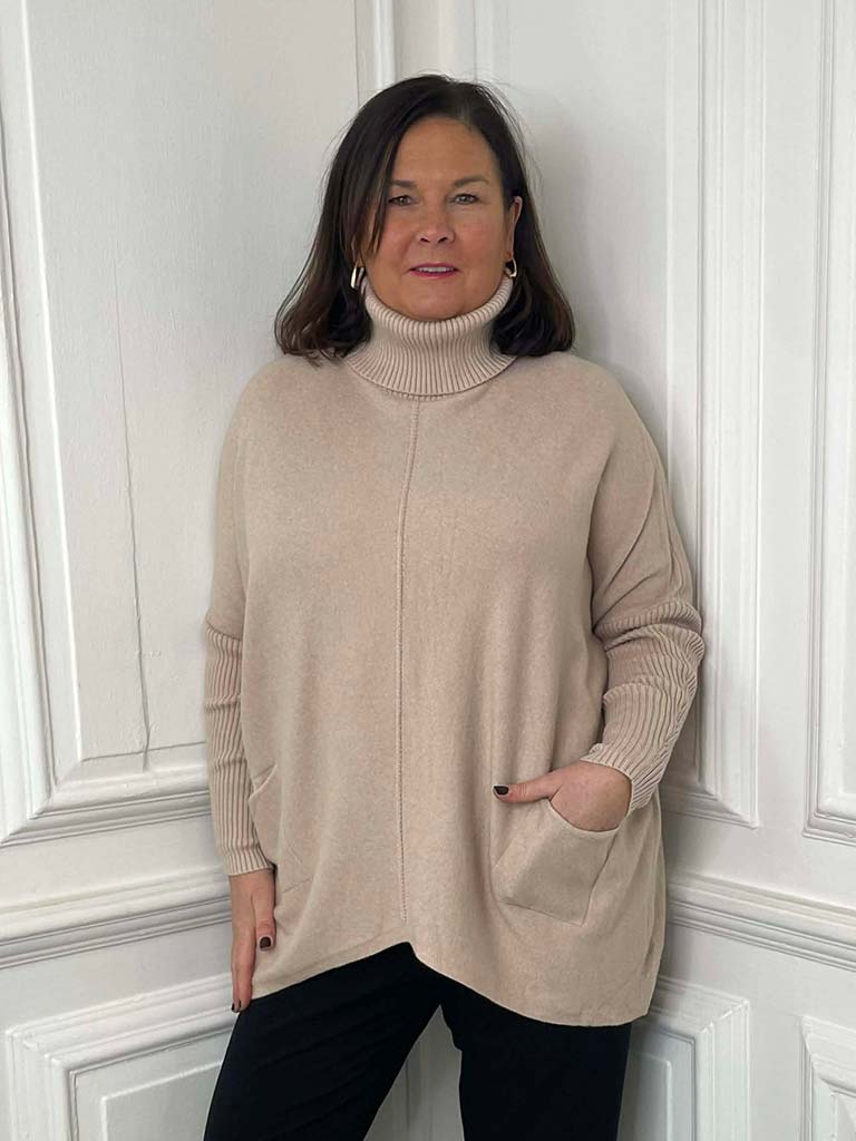 Polo Pocket Knit - Oat