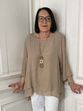 Leggara Double Layer Top - Mocha