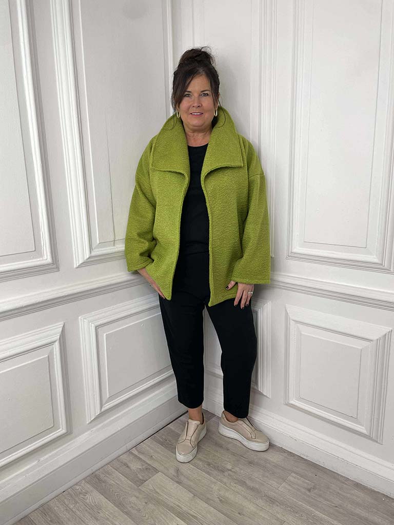 Boucle Jacket - Lime