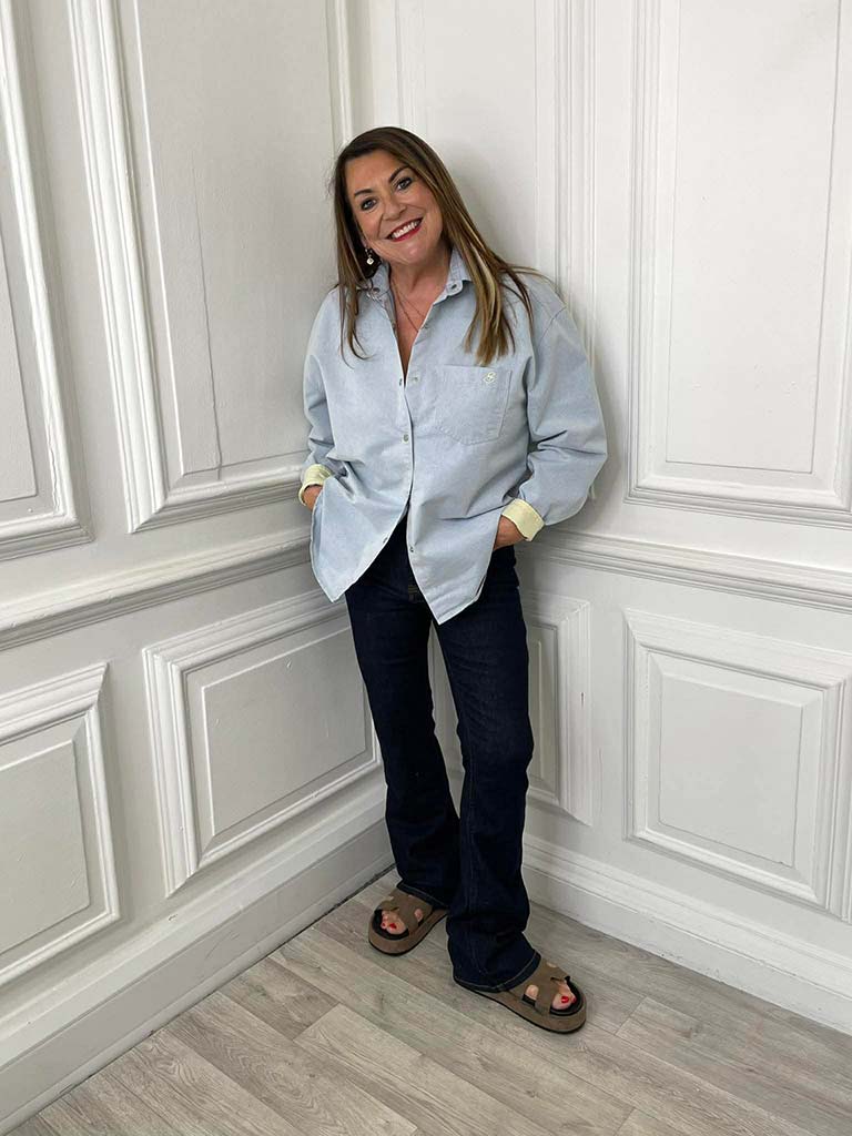 Denim Shacket - Pale Denim