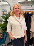 Soya Concept Onyx Gilet - Ecru