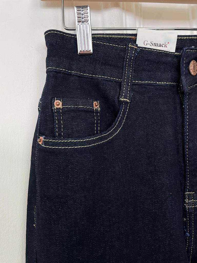 G-Smack Tapered Stretchy Jeans - Indigo