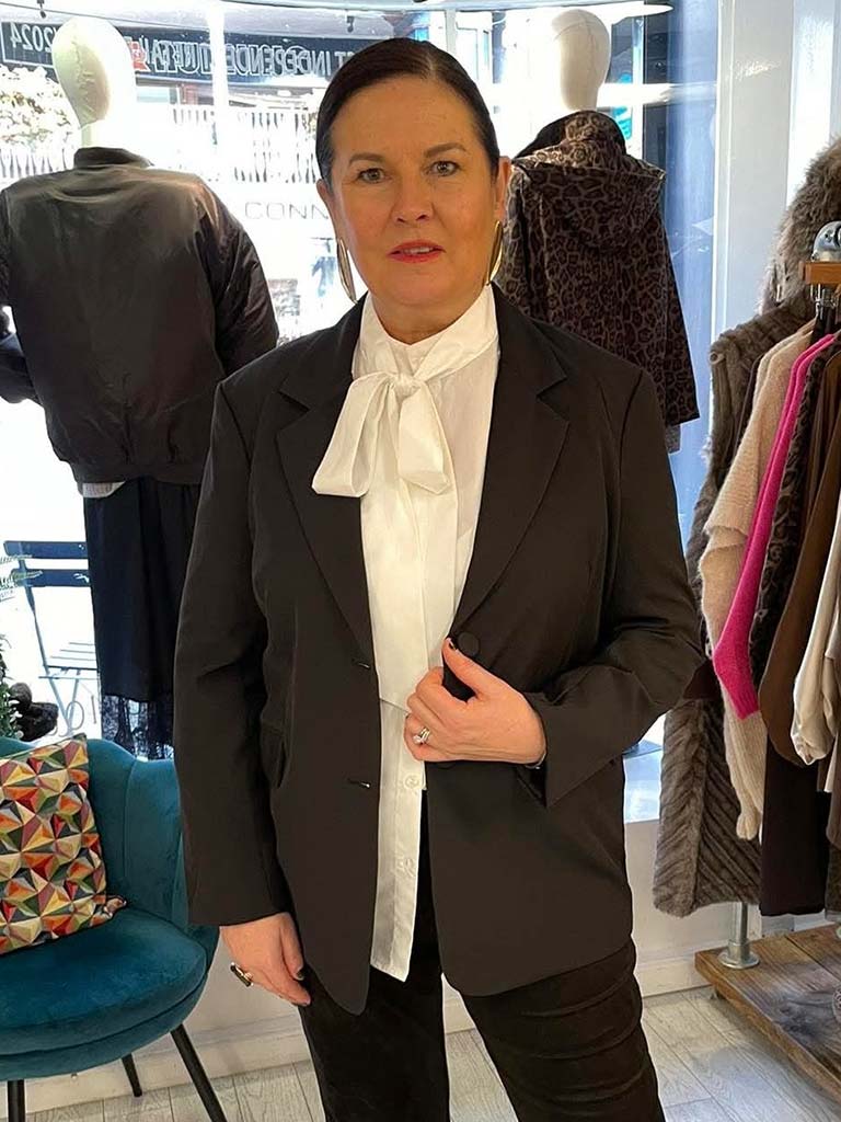 Malissa J Classic Blazer - Black